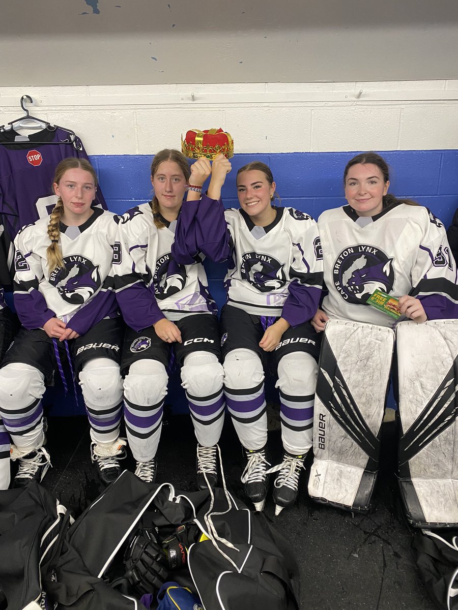 Lynx lose a close one 3-2. Goals scored by Summer MacLean and Vada Kennedy. POG was Elsa Cameron and Burger King Whopper Warriors were Mary Margaret MacLean, Summer MacLean and Vada Kennedy! Lynx are back in action next weekend vs the Stars in Port Hood!

#noweaklynx