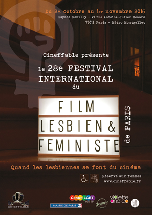 datesLGBT's tweet photo. 28/10/2016 🏳️‍🌈 Cérémonie d’ouverture de la 28° édition du Festival #Cineffable à #Paris (Festival international du film lesbien &amp; féministe de Paris).  

#LGBT #féminisme #lesbienne #cinéma https://t.co/8Ynvpga1cG