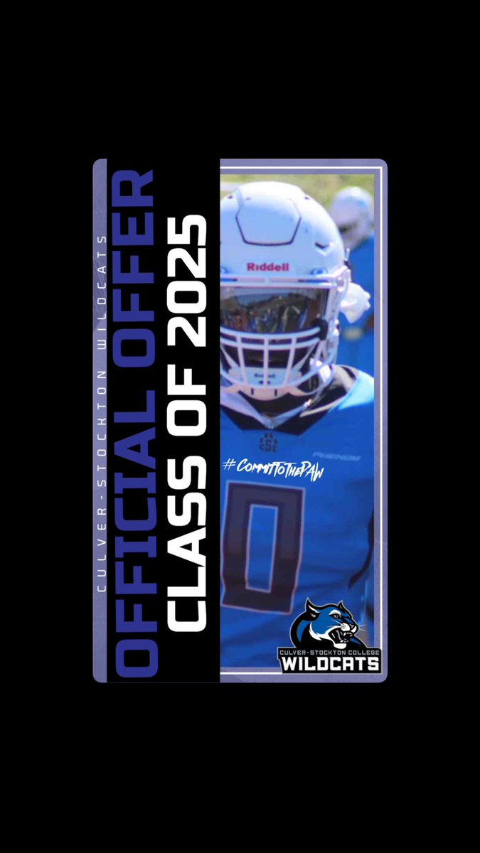 After a great conversation with <a href="/CoachCutshaw/">Roy Cutshaw Jr</a> I am blessed to say I have received my first official offer