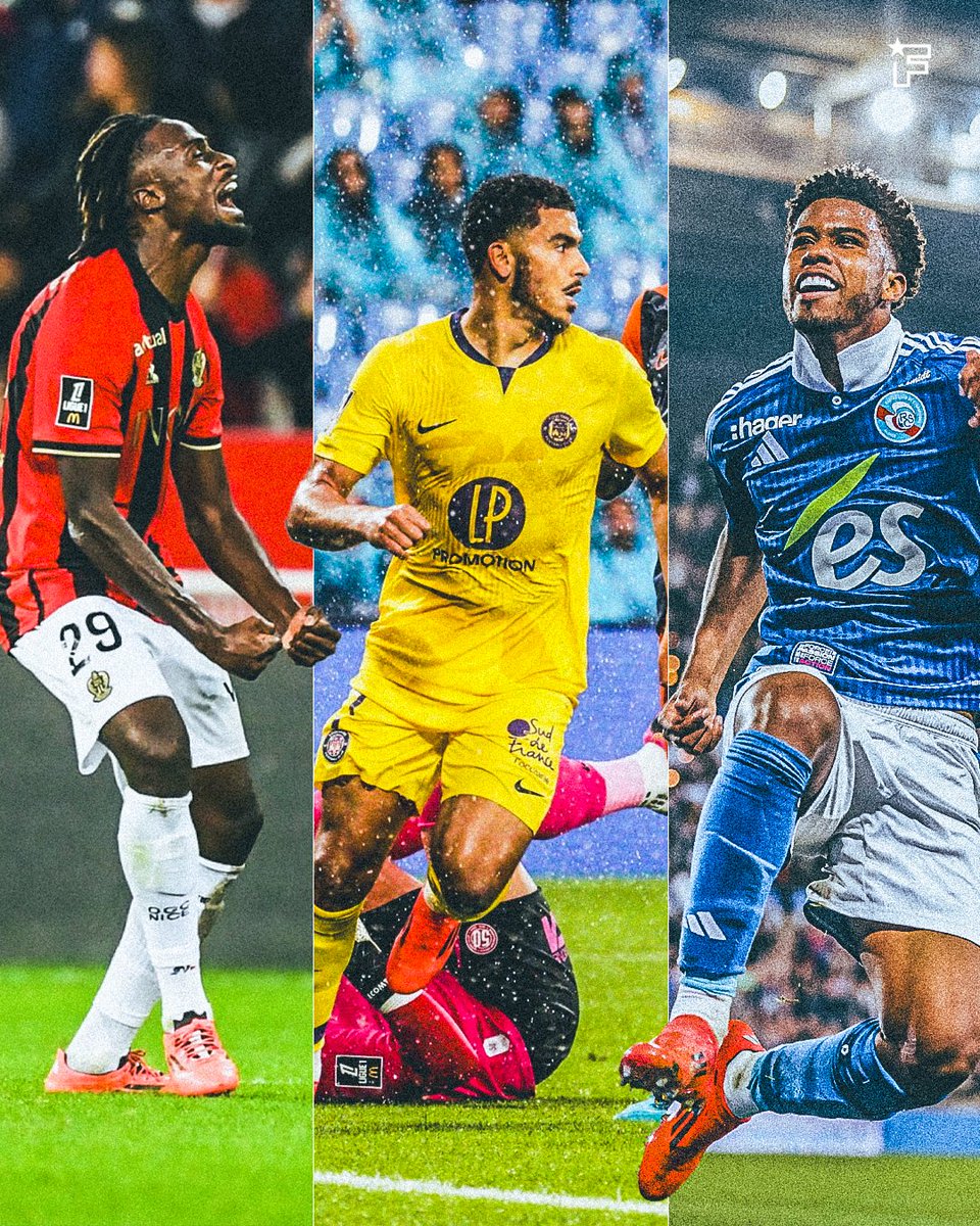 footmercato's tweet photo. 𝗟𝗘𝗦 𝗥𝗘́𝗦𝗨𝗟𝗧𝗔𝗧𝗦 𝗗𝗘𝗦 𝗠𝗔𝗧𝗖𝗛𝗦 𝗗𝗘 𝗟𝗜𝗚𝗨𝗘 𝟭 𝗠𝗖𝗗𝗢𝗡𝗔𝗟𝗗'𝗦 𝗗𝗘 𝟭𝟳𝗛. ⏱️🧘‍♂️

■ 𝑂𝐺𝐶 𝑁𝑖𝑐𝑒 2-1 𝐴𝑆 𝑀𝑜𝑛𝑎𝑐𝑜 ⤵️
Les Monégasques perdent des points dans la course au titre ! Réduits à 10 juste avant la mi-temps, l'OGC Nice profite de la situation et Gaëtan Laborde donne la victoire aux Aiglons dans ce choc de Ligue 1. 🦅

■ 𝑀𝐻𝑆𝐶 0-3 𝑇𝐹𝐶 ⤵️
Le moment de la révolte pour Zakaria Aboukhlal auteur d'un doublé et d'une passe décisive pour les siens ce soir. Grosse performance du Marocain. 🇲🇦💪

■ 𝑅𝐶 𝑆𝑡𝑟𝑎𝑠𝑏𝑜𝑢𝑟𝑔 3-1 𝐹𝐶 𝑁𝑎𝑛𝑡𝑒𝑠 ⤵️
Andrey Santos est tout simplement o-bli-ga-toire cette saison. Doublé pour le Brésilien sous les couleurs strasbourgeoises ce soir. C'est rien, c'est Andrey. 🇧🇷🌟