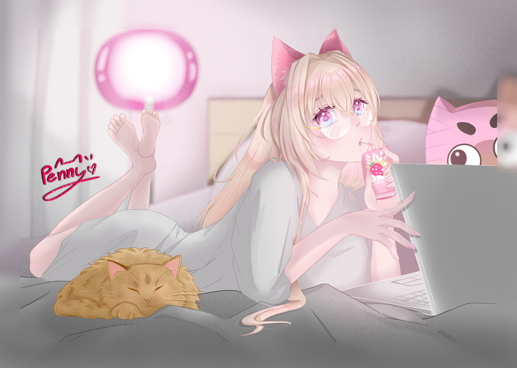 pennypenepink's tweet photo. ผลประกอบการรูปที่วาดในไลฟ์ที่เนิ่นนานแรมเดือน ฟรินอ่า ยกเป็นงานที่ใช้เวลานานที่สุด และได้ลองเทคนิคใหม่เยอะเลย 💗
เดี่ยวมาทำภาพขยับกันต่อ เฮือกกก 💪
เดี๋ยวภาพเต็มเค้าจะอัพให้ก้อนไหมบ้านเช่าใน YT community นะคับ 🙌
#PennyPinkLive #PennyPinkArt #PennyPinkDraw