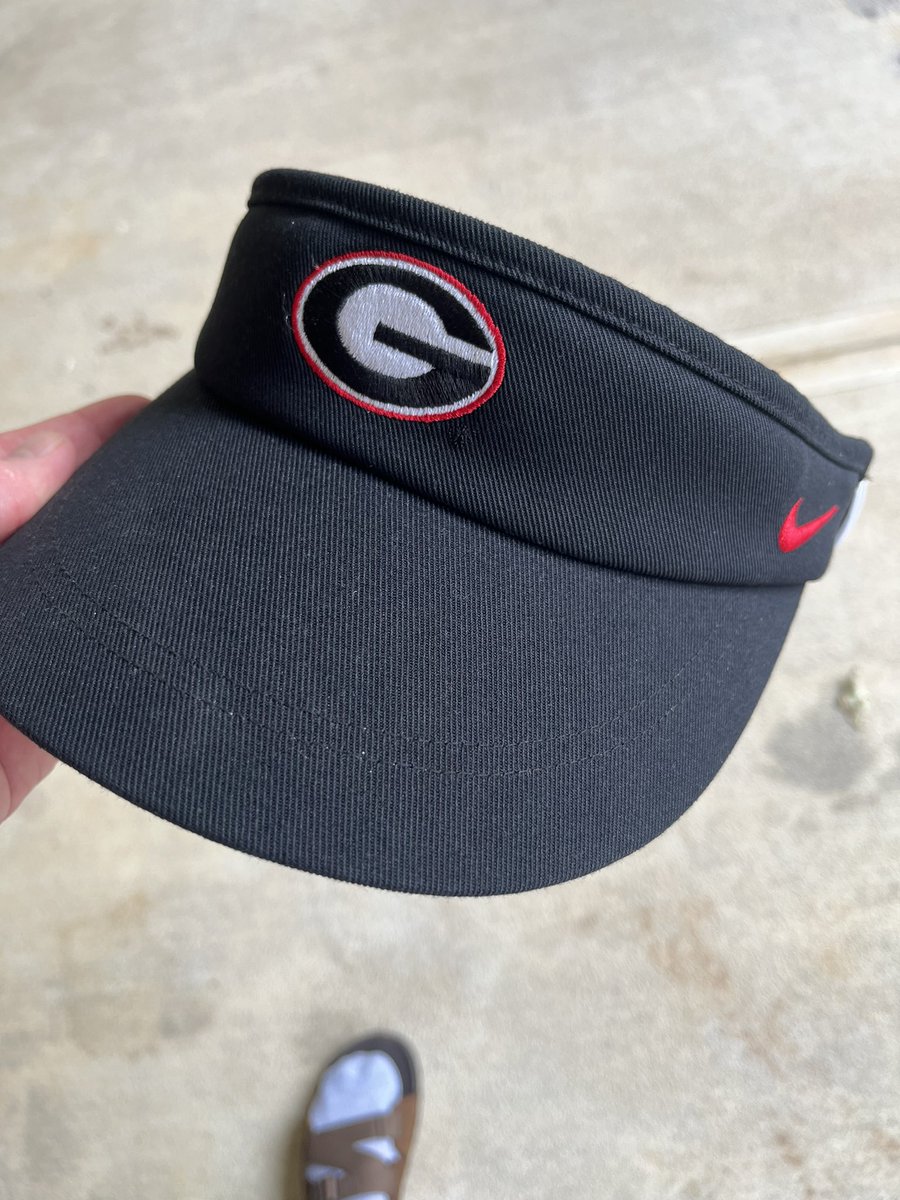 Mofishstu's tweet photo. Passed by the legend himself Coach Smart in Five points Athens after lunch. Gave him a tip of the visor and got a go dawgs and a fist bump in return. Lfg. Gator hate week https://t.co/oHuQ5DakdC