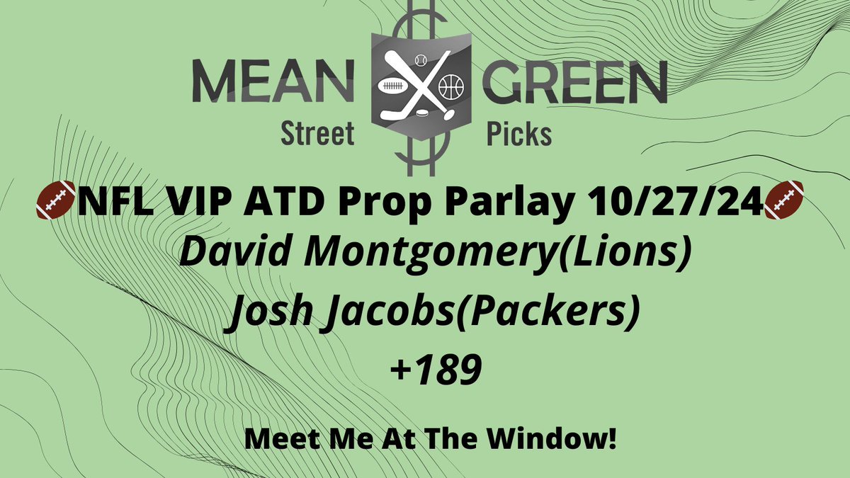 MeanStreetPicks's tweet photo. 🔥🔥🔥🔥🔥🔥🔥🔥🔥🔥
Bang Bang! Easy Winner🏈💪
Cash that ticket! Meet me at the window Fam #GamblingX #NFL
#SportsGamblingx 💰💰🏈
🔥🔥🔥🔥🔥🔥🔥🔥🔥🔥 https://t.co/4INNwsjknF