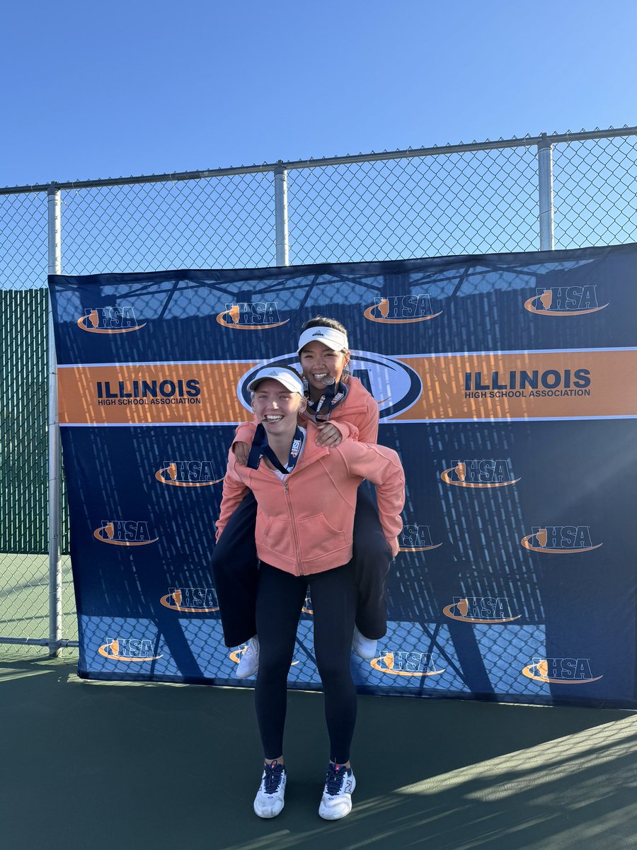 Seniors Brooke Coffman and Gabby Lee cap off careers as greatest doubles team in Naperville North tennis program history: four sectional titles, four trips to state, four all-state seasons and three state semifinal appearances, including IHSA state finishes of 2nd, 3rd and 4th.