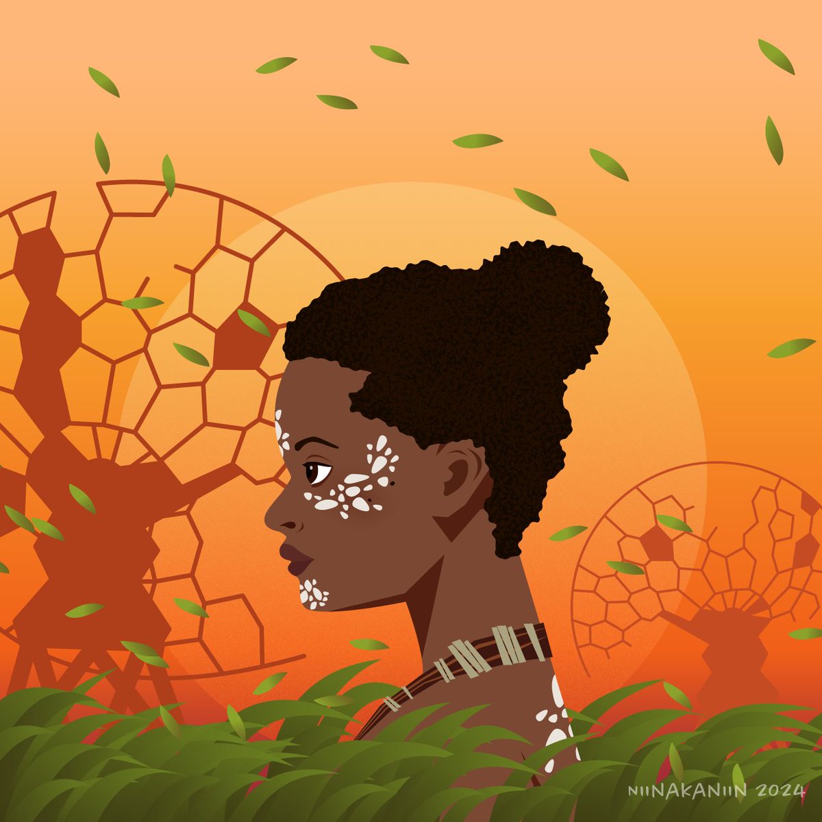 niinakaniinvp's tweet photo. Something quick for #HCMZo before Zoctober ends! Made with Illustrator. I wish I had patience for her headpiece, but time flies too fast 🍃
#BeyondtheHorizon #HorizonForbiddenWest #HFW #Zo https://t.co/XJU12Jbz0l