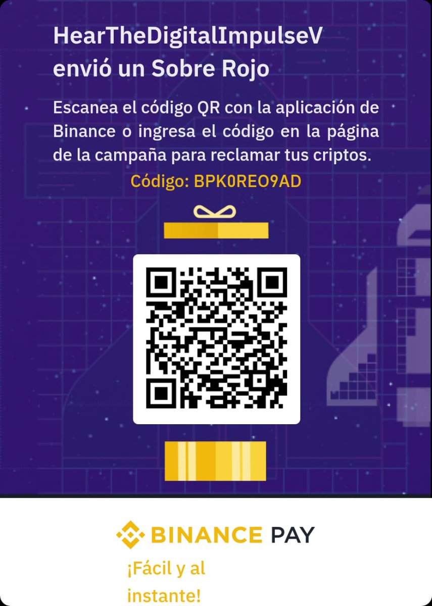 fran_viper's tweet photo. Me tocará compartir por acá #SobresRojos de regalo de buena fortuna, ya que #Binance tiene la política más extraña de no promocionar por medio de #square. Escanea y reclama saldo. #USD #Crypto https://t.co/eK67M8nx36