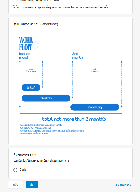 [จองคิว] 💌 3 slots/month

เมษายน 68
forms.gle/iukJ6eRyBJKbx9…
พฤษภาคม 68
forms.gle/RVZXyyBudoWbfn…
มิถุนายน 68
forms.gle/SontgMw8noYE5e…
กรกฎาคม 68
forms.gle/zfoKEi99r6a2rc…
สิงหาคม 68
forms.gle/uEPHEMqCBvqTCM…

แบบฟอร์มจะเปิดในวันที่ 31 ตุลาคม 2567 เวลา 20:00 น. 
📌ตัวอย่างฟอร์ม (3 หน้า)