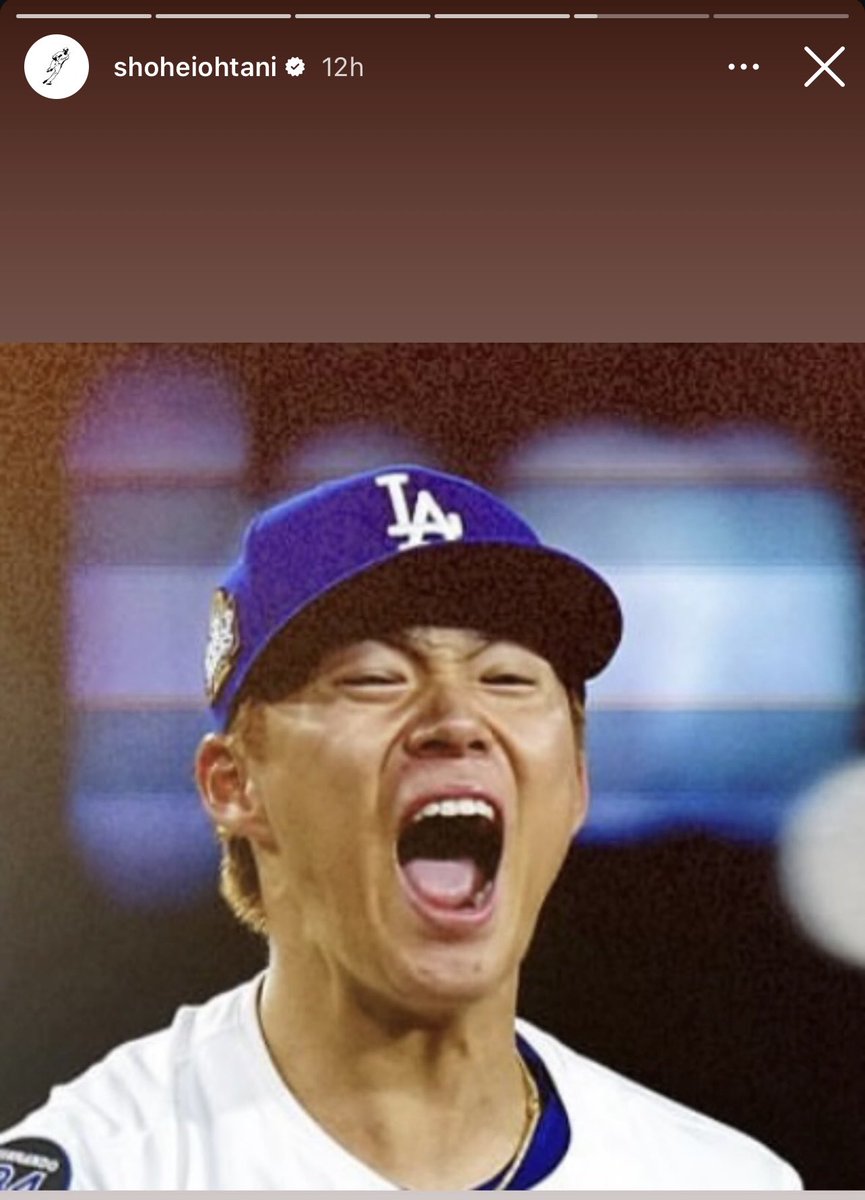 DodgersNation's tweet photo. Shohei Ohtani’s Instagram stories after Yoshinobu Yamamoto’s insane World Series debut.

Safe to say he’s proud of his longtime friend 🔥 https://t.co/l77vFwmmbL