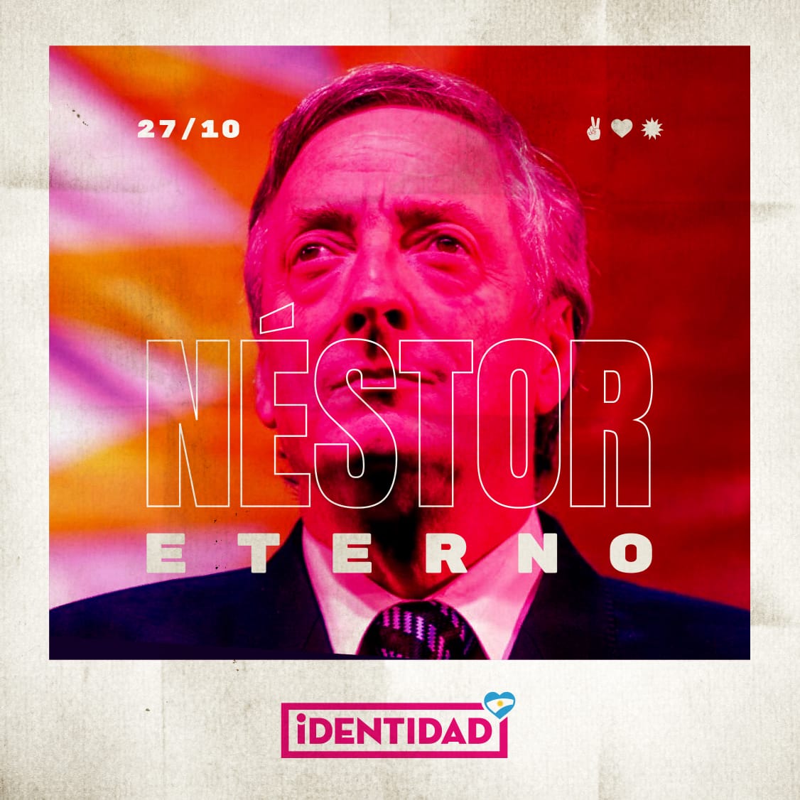 "Pasará el temporal y nacerán miles de flores".
#nestorkirchner
#27DeOctubre

Viva la lucha por la Patria 🇦🇷✌️

<a href="/IdentidadAR/">Identidad</a> 
<a href="/fpsys/">fpsysdesanmartin</a>