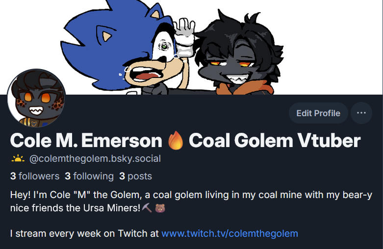 ColeM "the Golem" Emerson tweet media