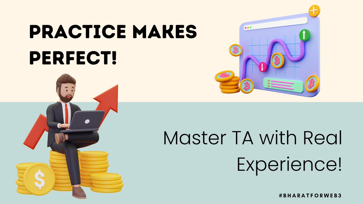 Akash93892149's tweet image. Practice, Practice, Practice! 📚

Theory is great, but TA truly clicks with experience. Analyze charts, test strategies, and refine your skills consistently to level up. Start with simulated trades or paper trading to build confidence.

#PracticeTrading #CryptoMastery #TASkills…