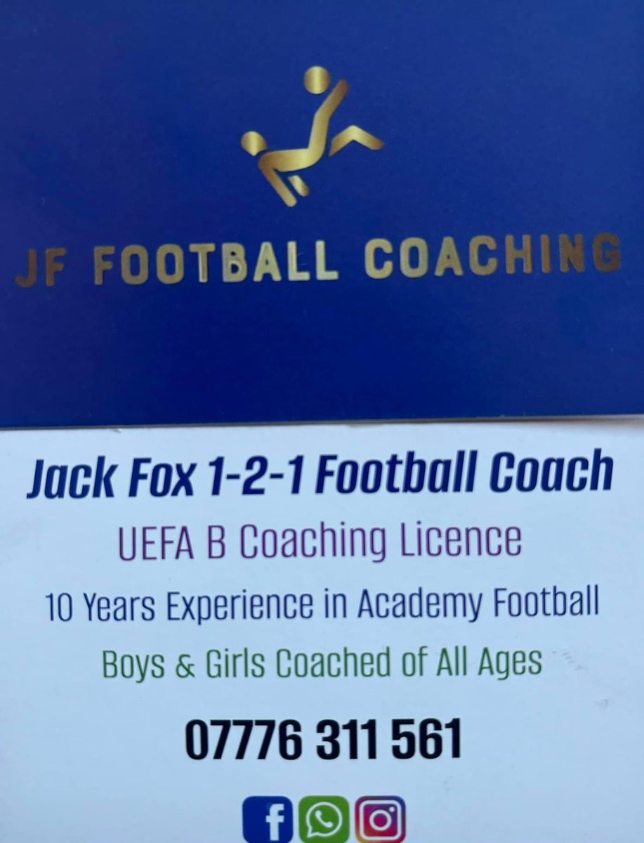 foxy_pfc's tweet photo. 🚨October Half Term🚨

⚽️Looking for 1-1 football coaching for yourself or kids? 

Former #Pompey Academy defender Jack Fox who spent 10 years in the academy has his UEFA B Coaching Badge under his belt and is available for bookings in the Gosport, Fareham and Portsmouth area https://t.co/bbJV3r7HB2