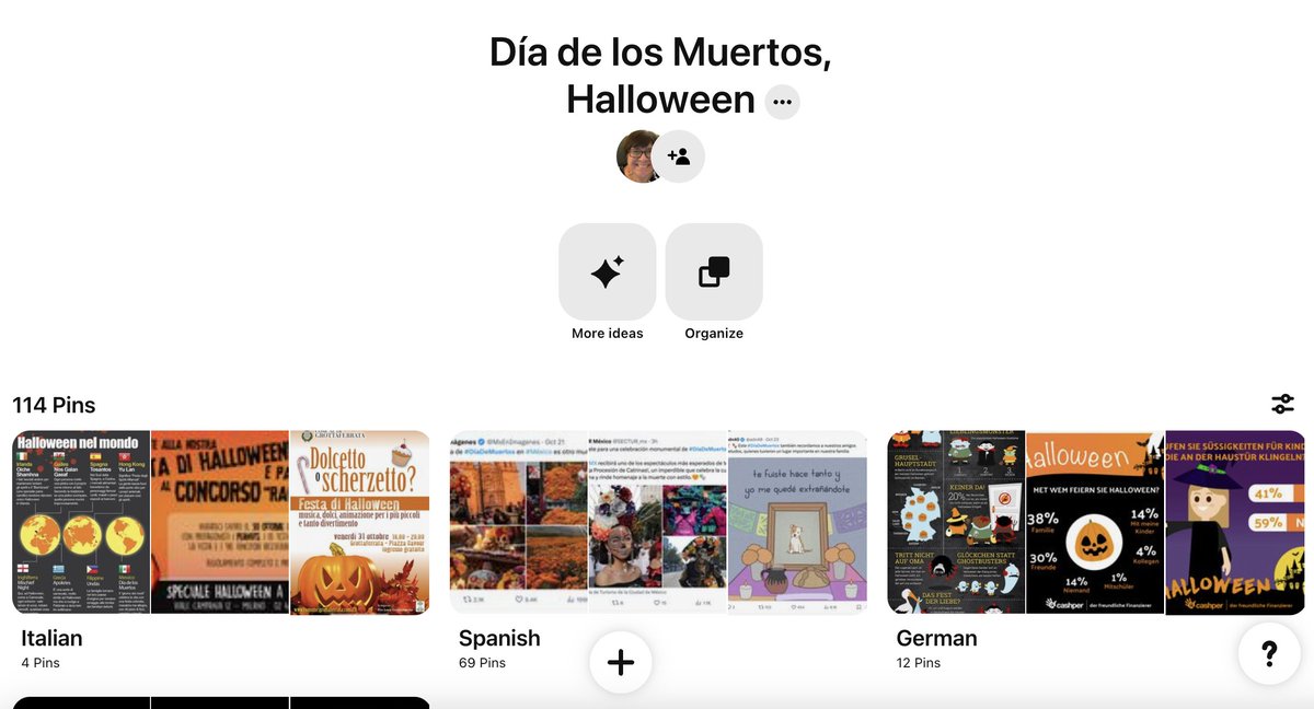 Authentic resources of a variety of text types for multiple languages on the topics of Dia de los Muertos and Halloween: pinterest.com/grahnforlang/d…