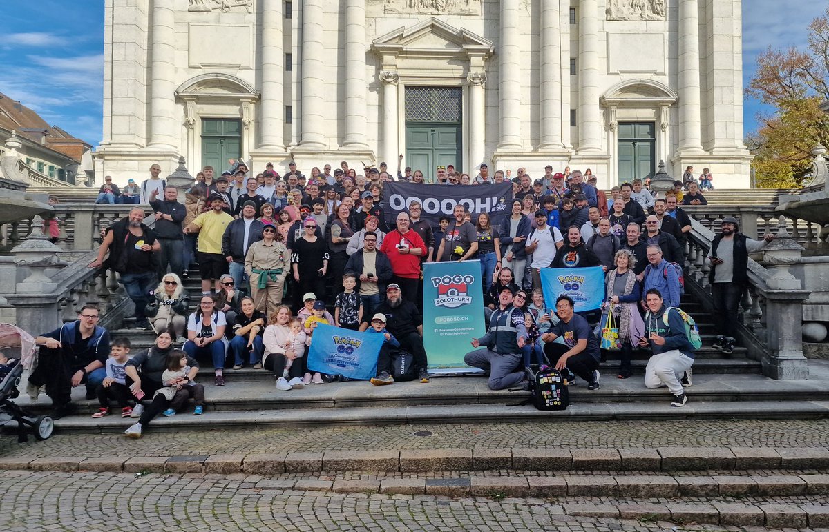 Was für ein Event! Vielen Dank allen fürs Kommen.
Huge Thanks to #brandontan91 to make this event truly special. 😊
Wir haben heute 203 Campfire check-ins verzeichnet. Absoluter Rekord - nicht nur für Solothurn, sondern Schweizweit.
#pokemongo #ambassador #Gigantamax #GOsnapshot