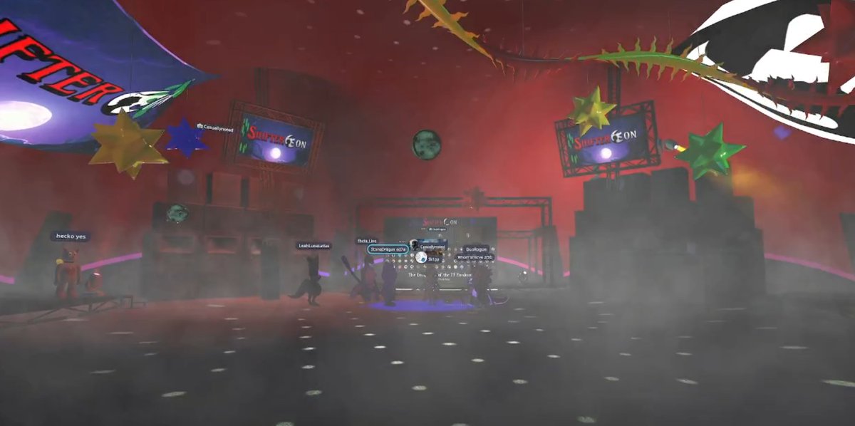 Get ready to join us for Closing Ceremonies in 30 mins. We will be also sharing link to a survey and conducting a feedback panel. Join us in VR or on Discord. #ShifterCon 🐺

vrch.at/z89cqw7j
discord.com/invite/Shifter…