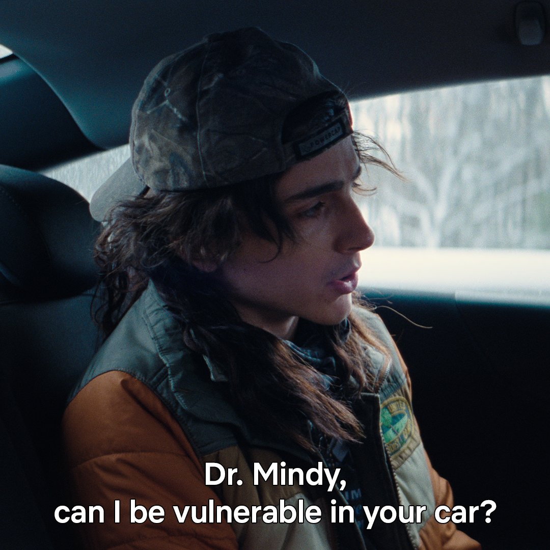 netflix's tweet photo. omw back from losing the timothée chalamet lookalike contest https://t.co/iCdT332MFS