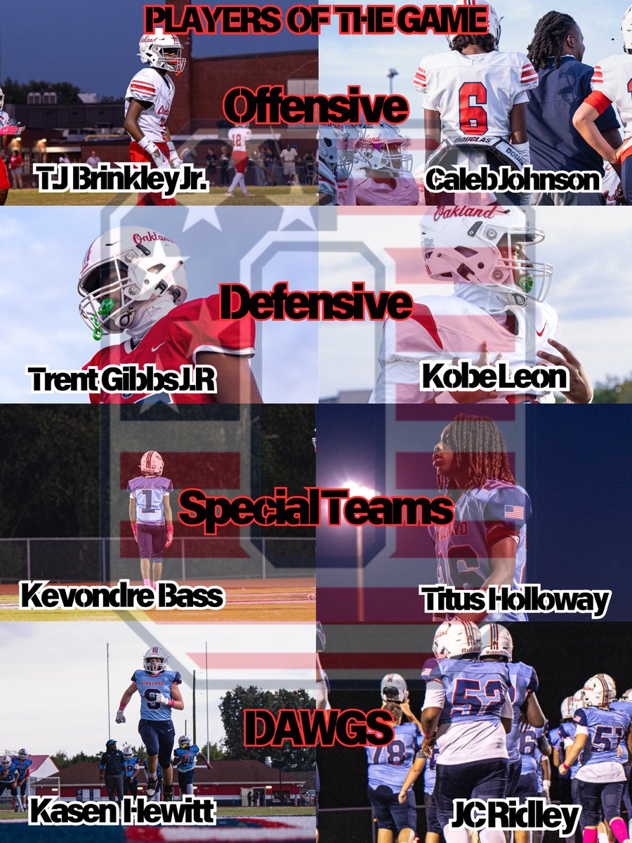 Oakland Middle Football tweet media