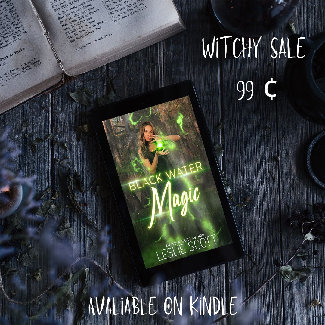 Black Water Magic is on Sale! This week only, a perfect witchy read for the Halloween Season. #curlupwithabook #urbanfantasy #pnr #kindleunlimited #ebookdeal