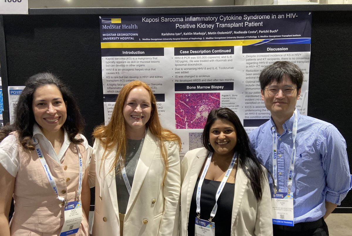 Our fellows also had 2 posters on Saturday - great job!