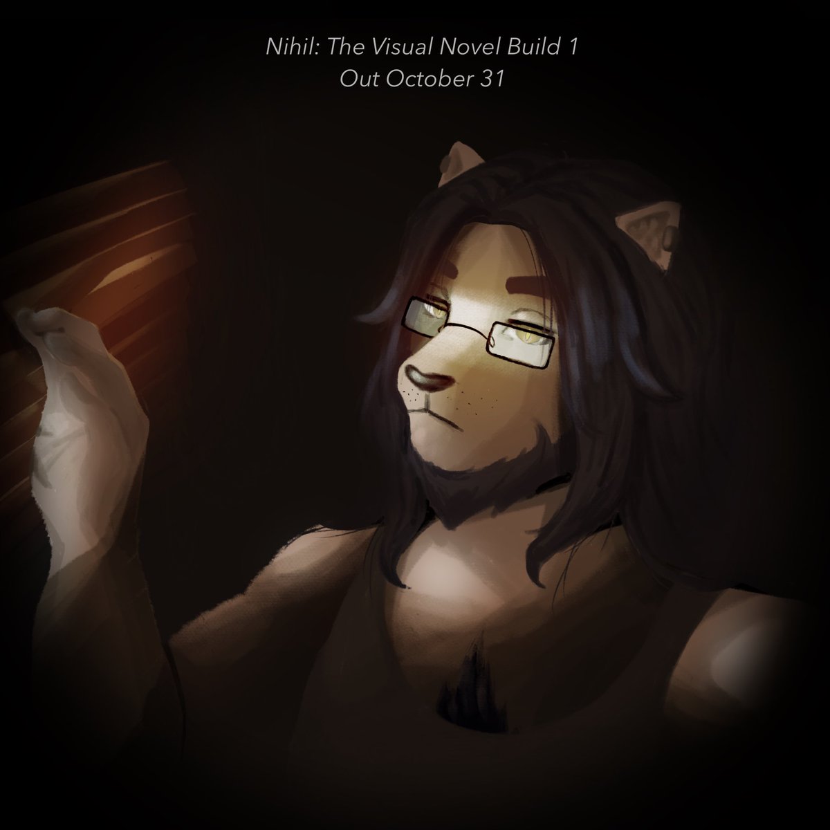 NihilTheStory's tweet photo. “Or maybe it's best to keep observing. By watching, and only that, you cease to exist. If you don't matter, you can't be hurt.”

Nihil: The Visual Novel Build 1 Out October 31 #NihilNovel #fvn #FurryVisualNovel #Horror #indiegame https://t.co/seNjryQIWA