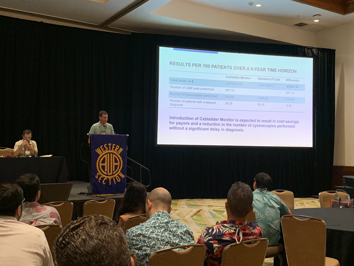 Logan Briggs (@logangbriggs1) on Twitter photo Dr. Mark Tyson follows up with the cost neutral economic impact of introducing urine based Cxbladder Detect instead of cystoscopy <a href="/auawest/">Western Section AUA</a> Dr. Mark Tyson follows up with the cost neutral economic impact of introducing urine based Cxbladder Detect instead of cystoscopy <a href="/auawest/">Western Section AUA</a>