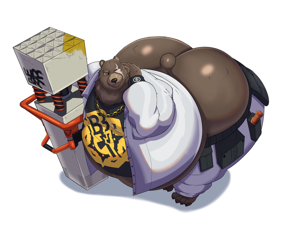 Megacoolbear's tweet photo. Big Bear Ben 
Collab with @A_side800 https://t.co/1RbsyTsxpy