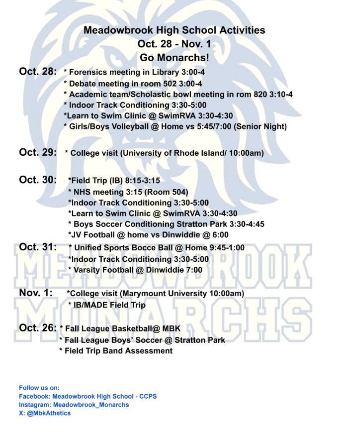Meadowbrook Athletics (@mbkathletics) on Twitter photo 