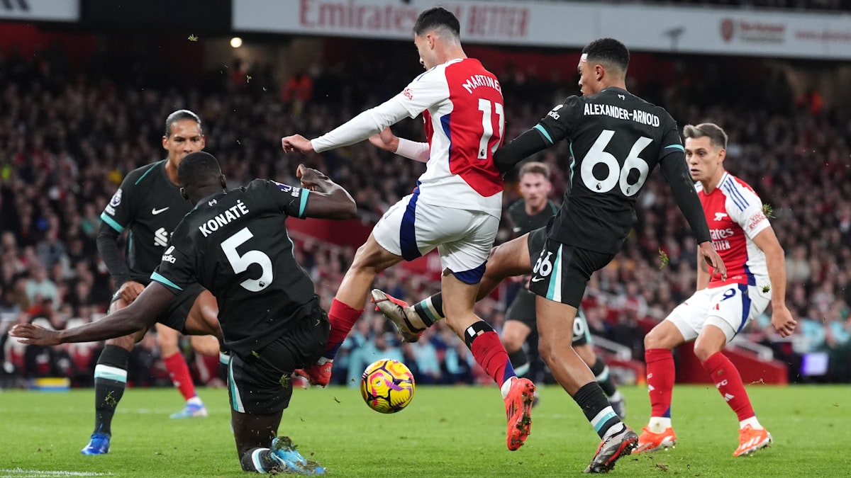 Anything Liverpool on X: "Ibrahima Konate vs Arsenal 6 - Clearances 3 -  Headed Clearances 6 - Recoveries 100% - Ground Duels Won 2/2 - Tackles Won  Brilliant performance from Konate! https://t.co/C57xDZQWoI" / X