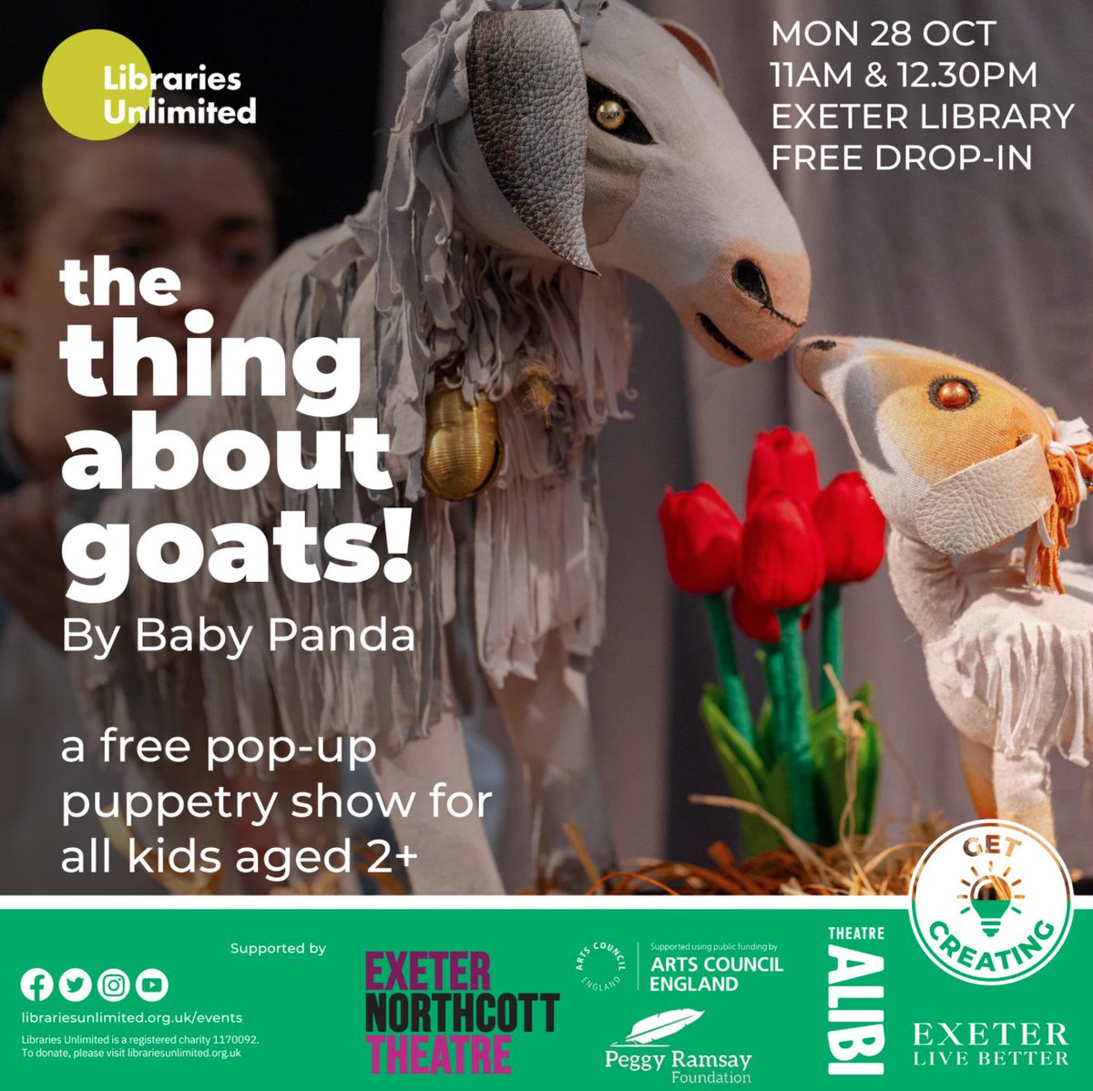 Mr_John_Harvey_'s tweet photo. #HalfTerm fun at @ExeterLibrary TODAY!
FREE Drop-in at 11am & 12.30pm...
#Exeter #HalfTermFun #ExeterLibrary
https://t.co/5YvNxqmZDG https://t.co/10tnD32TLe