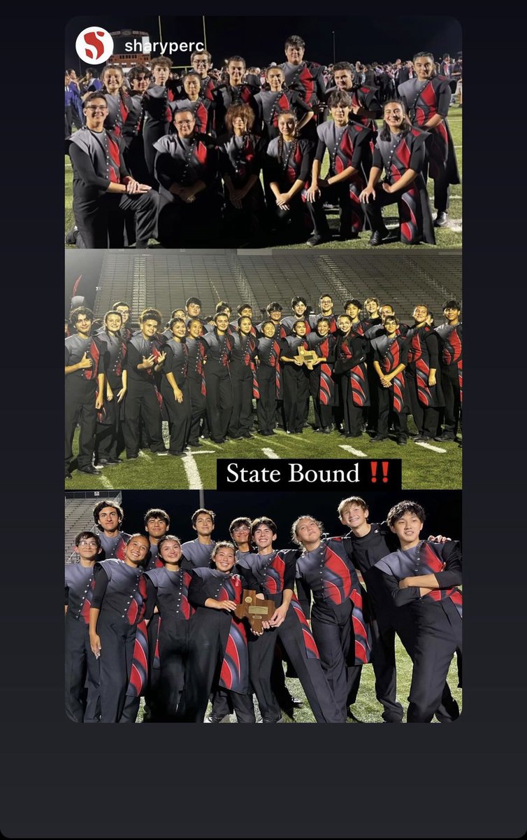 Sharyland Percussion tweet media