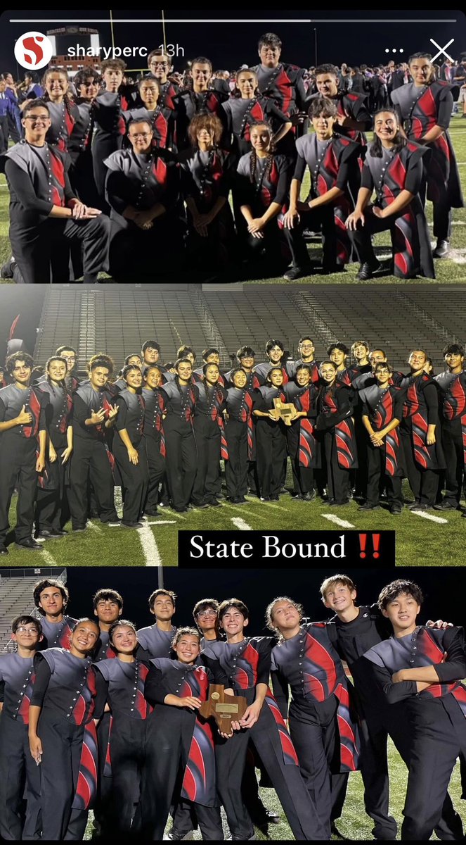 Sharyland Percussion tweet media