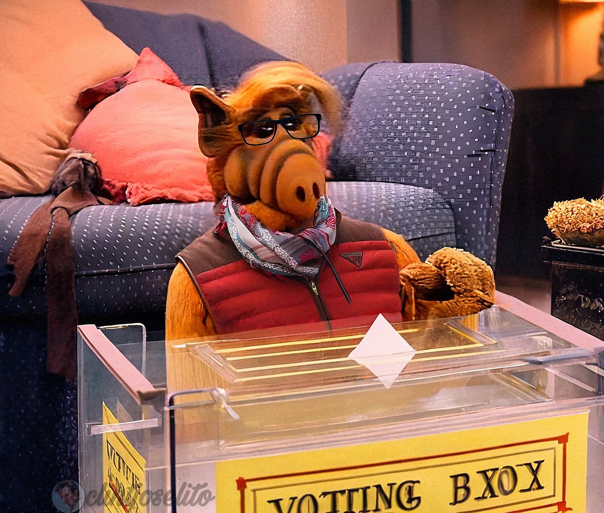 ClintJoselito's tweet image. Jadue votando.