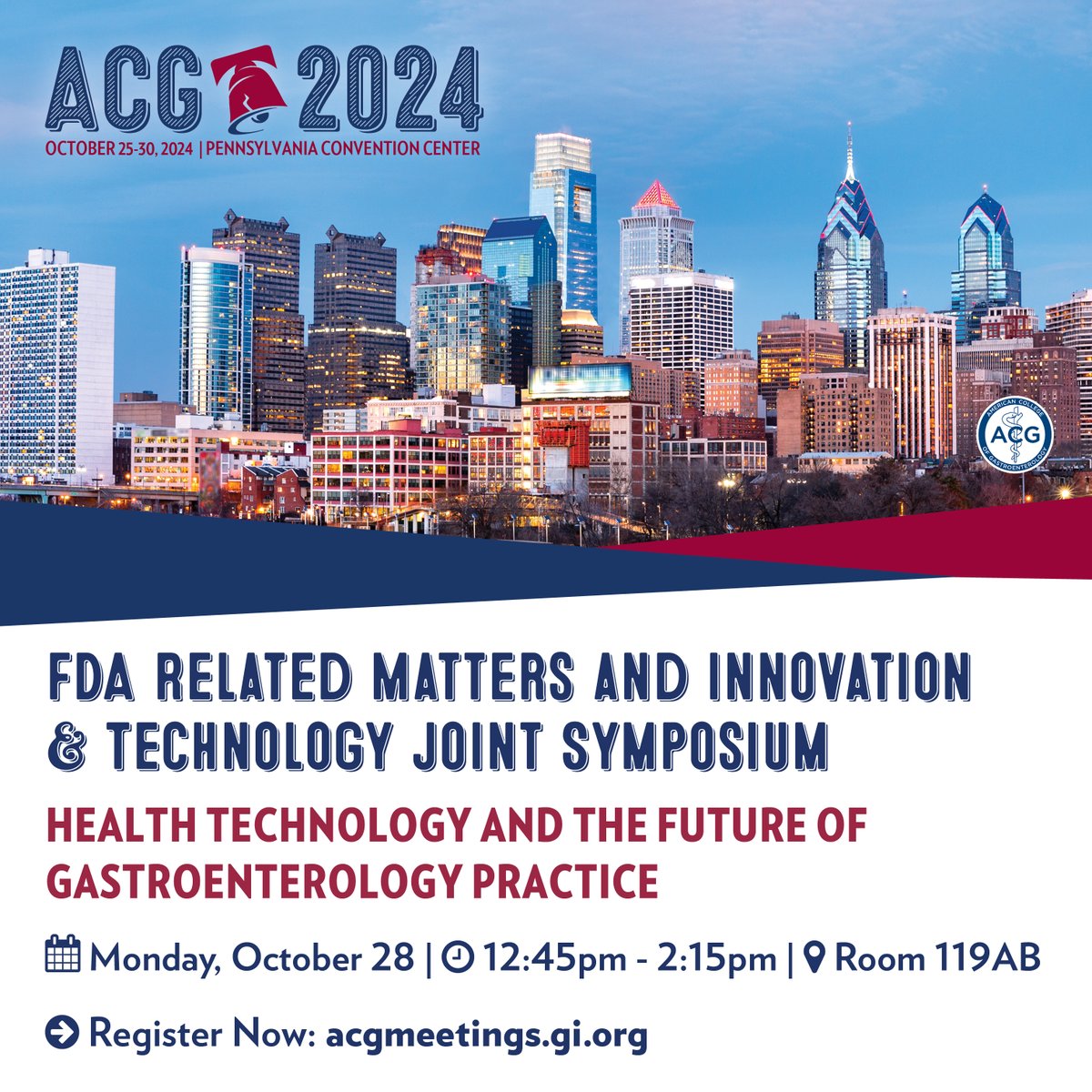 Please join us for the ACG FDA Related Matters and Innovation &amp; Technology Joint Symposium: Health technology and the future of gastroenterology practice

I'll be on the panel as we discuss new tech, FDA pathways, reimbursement, and practical experiences implementing in practice