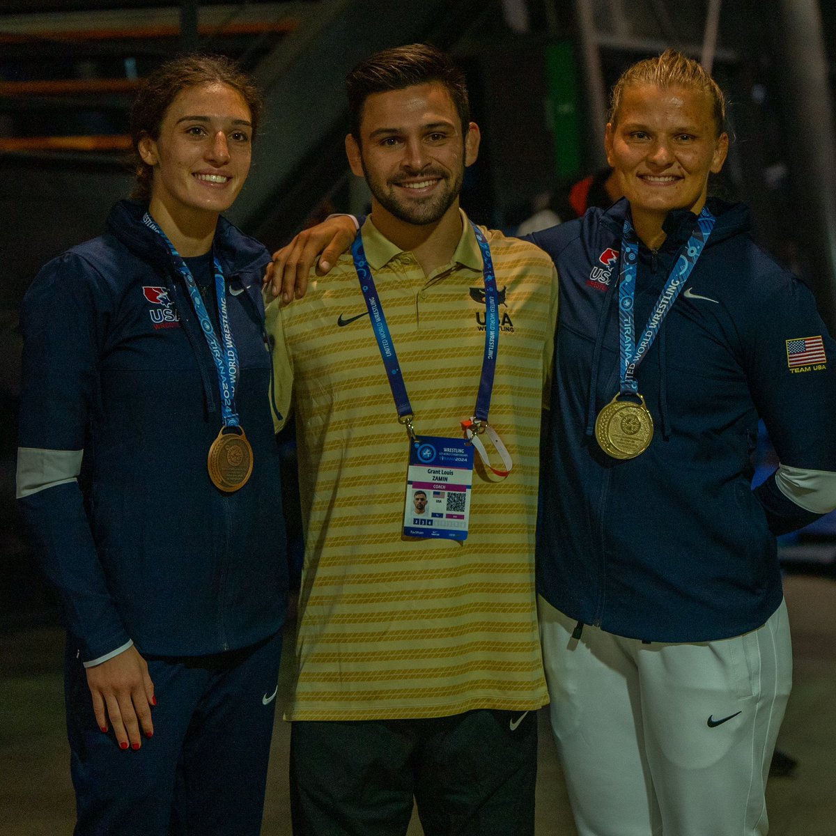 USAWrestling's tweet photo. Waving goodbye to U23👋

Take one last look at some of the amazing photos captured at the U23 World Championships

Tomorrow, we start Senior Worlds😁

 #WrestleTirana https://t.co/VMyTYHaj81