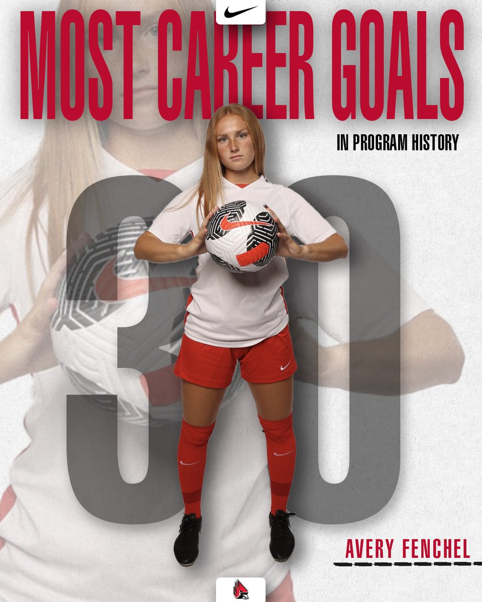 BallStateSoccer's tweet photo. Fenchel with the equalizer in the 72nd minute! With the goal, Avery moves into a tie with Dee Nocero for the most career scores in program history (30). Congrats Avery!

#ChirpChirp x #WeFly https://t.co/ehBfWN0sTF
