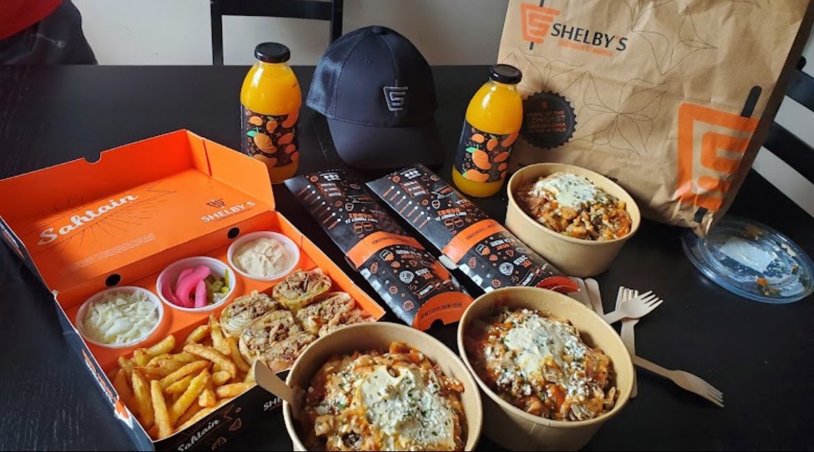 KeepitHalalKWC's tweet photo. Legend has it, this is the shawarma you can’t resist. 🏆 Try Shelby's Legendary Shawarma for a taste that's truly epic. #ShelbysShawarma #LegendaryBites https://t.co/QuqcGFRzwc