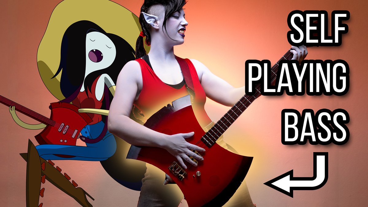 Allie (Katz Creates) (@katzcreates) on Twitter photo It's been a journey, but my <a href="/Raspberry_Pi/">Raspberry Pi</a> powered self playing Axe Bass from Adventure Time video is finally complete! Watch to find out how I made this whole thing in two months, what it actually sounds like, and how it fared at <a href="/DragonCon/">💐🌼Dragon Con 🌹🌺</a>!
youtu.be/l0kC0hDcMUo It's been a journey, but my <a href="/Raspberry_Pi/">Raspberry Pi</a> powered self playing Axe Bass from Adventure Time video is finally complete! Watch to find out how I made this whole thing in two months, what it actually sounds like, and how it fared at <a href="/DragonCon/">💐🌼Dragon Con 🌹🌺</a>!
youtu.be/l0kC0hDcMUo