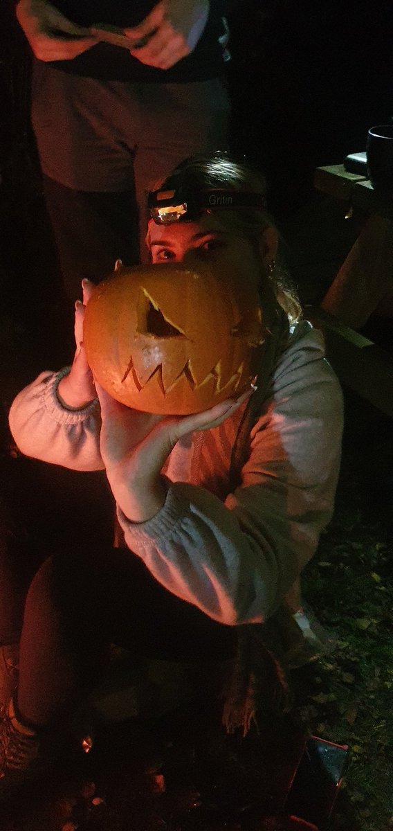 CTOGlosACF's tweet photo. Pumpkin carving in action on the county silver expedition. Can't wait to see the results... https://t.co/V9LxGemEfn