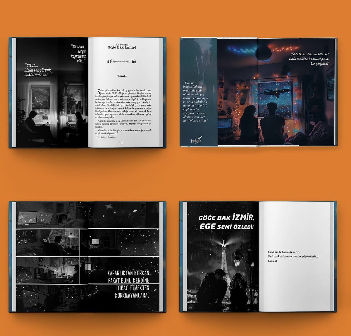 indigokitap (@indigokitap) on Twitter photo Işıklar sana evinin yolunu gösterecek.✨ Işıklar sana evinin yolunu gösterecek.✨