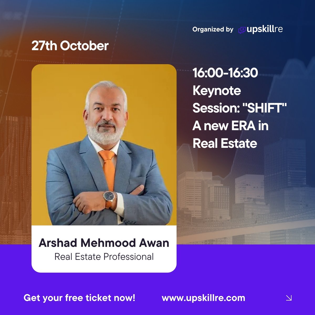 upskillre's tweet photo. 💻 WATCH LIVE NOW: Keynote Session: ''Keynote Session: "SHIFT" A new ERA in Real Estate'' - Watch for free: https://t.co/D2Gzvwz1Oi https://t.co/WChZM6mGF6