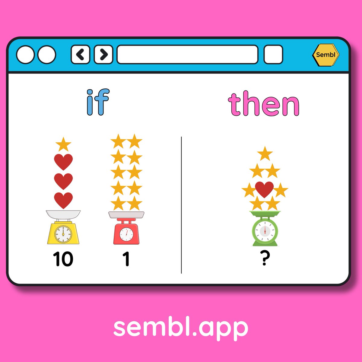 Here's one for ya…

Share in the comments:

🤔How you would solve this...

🧠How would your students go about solving this? 

#sembl #mathTask #realMath #puzzle