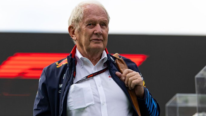 RBR_Daily's tweet photo. Helmut Marko says Liam Lawson raced Checo too hard

"We are sister teams and Lawson shouldn't drive that hard as he did"

[https://t.co/KIOJceqb0e] https://t.co/C63YkTaDhS