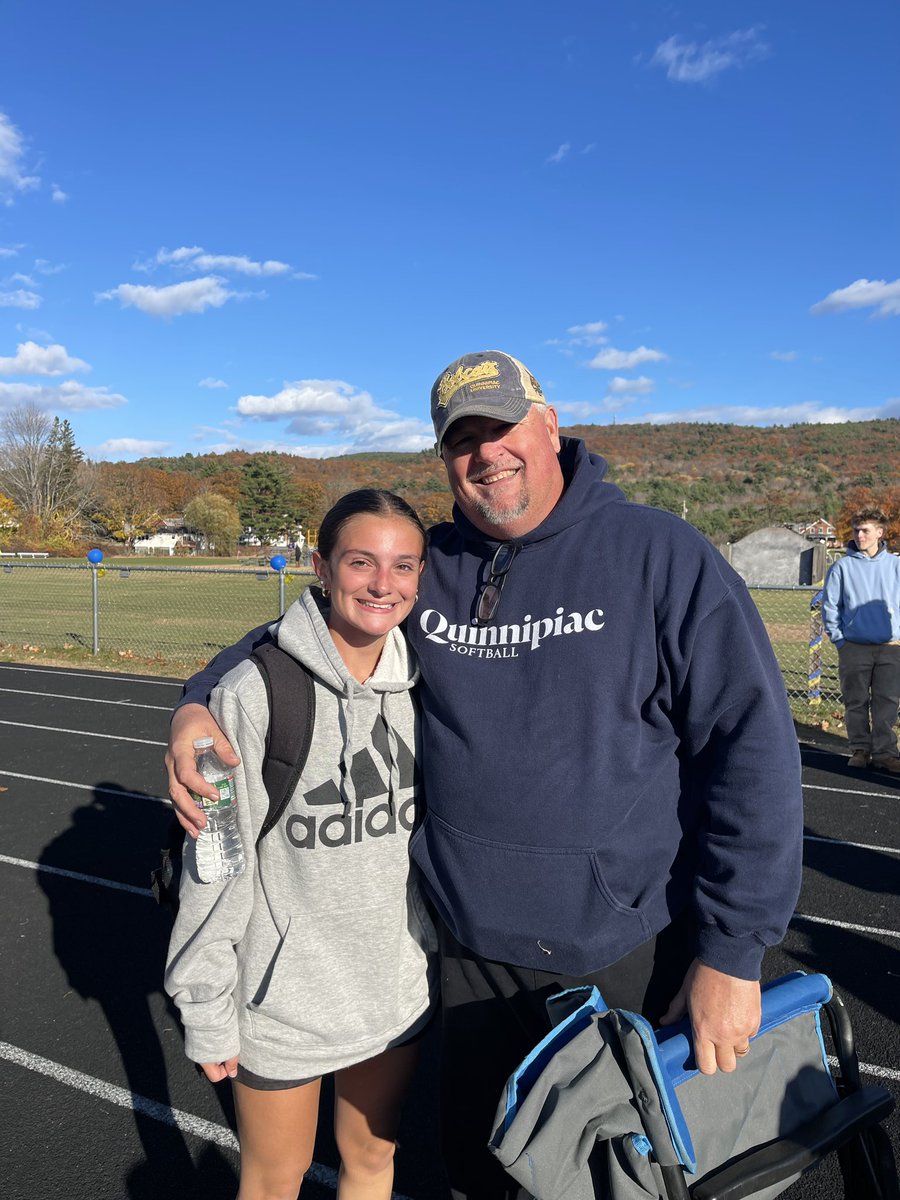Love going to watch my present &amp; past softball players excel other sports. Sophie and Dana at their senior night for volleyball and Peyton and Big Z at their field hockey game.
#Hardworkpaysoff