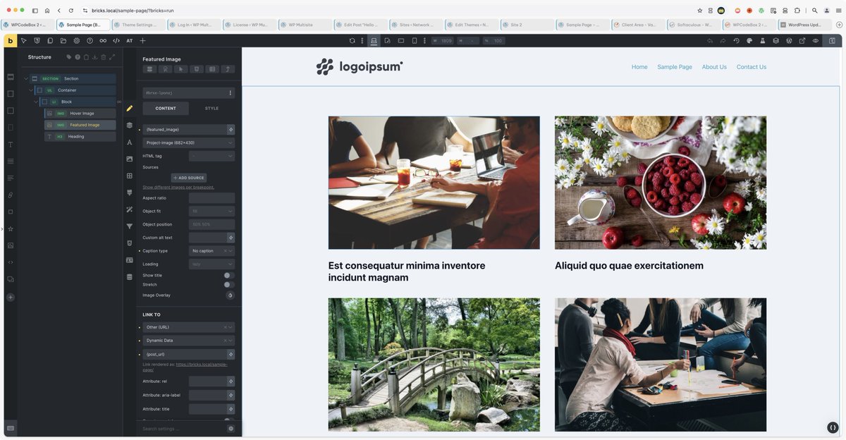 srikat's tweet image. Experimenting with structure panel all the way to the left.

#BricksBuilder
