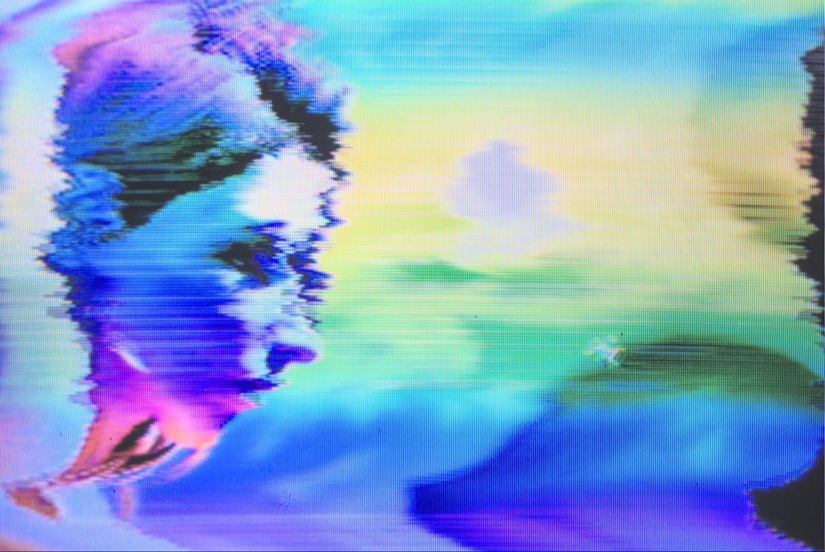 frutiger distortion i

3D render -&gt; analog video effects I built myself -&gt; CRT photograph