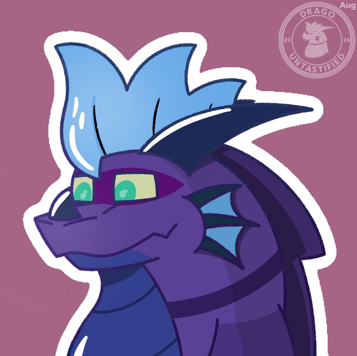 DragonFloofs's tweet photo. He's a very purple derg indeed 💜

#furry #furries #dragon #dragons #derg #dergs #wyvern #wyverns #purple #purpledragon #purplederg #fursona #digitalart https://t.co/hegjyIN4FE