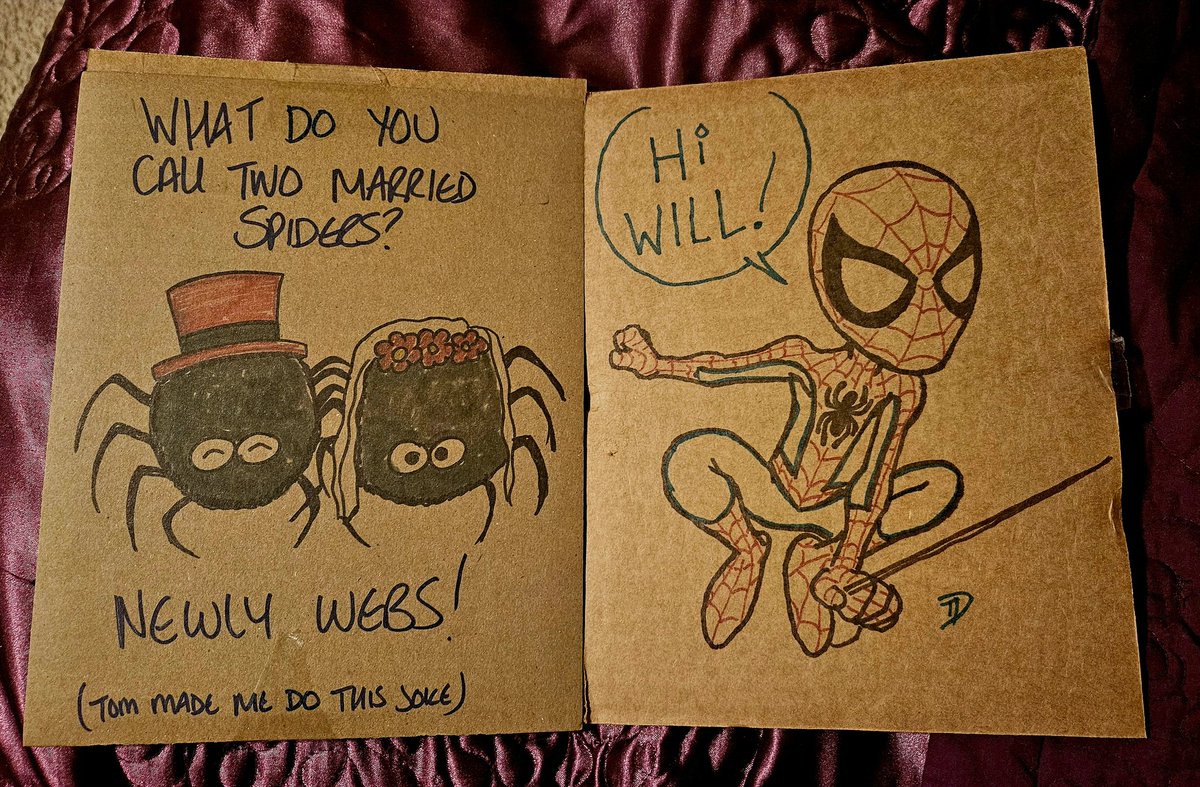 My package from <a href="/cotgreen/">Comics on the Green</a> contained the usual sketch &amp; joke from <a href="/Anniethekitty/">Annie.</a> but since I'd ordered some books for my 4 year old and a certain definitive Colonel Sanders artist happened to be there, we got an extra special addition from <a href="/TDerenick/">Tom Derenick</a> Thank you all! <a href="/Toddsartattack/">Toddsartattack</a>