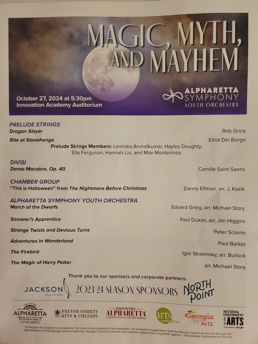 ErickStallings's tweet photo. So proud of our Webb Bridge band members performing in the Alpharetta Youth Symphony today. It was great to hear them. (Two not pictured)  #fcsmusic @WebbBridgeMS @Principal_WBMS @koperniak @FultonCoSchools @FultonZone7 https://t.co/muCLv7mPTL