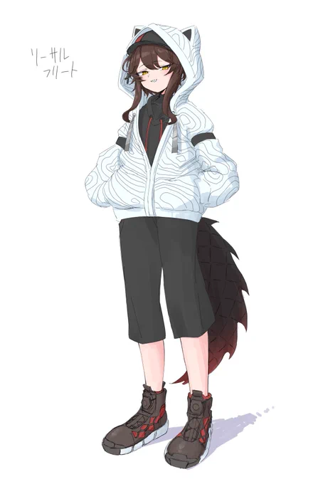 VRCで使ってるアバターのイラスト 