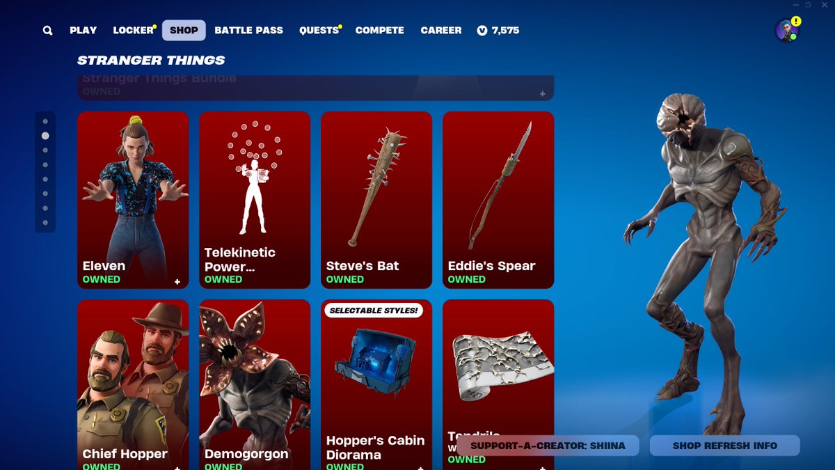 GHOUL TROOPER + STRANGER THINGS ARE BACK!! 🔥

Use Code "Shiina" to support me, thank you! ❤ #EpicPartner